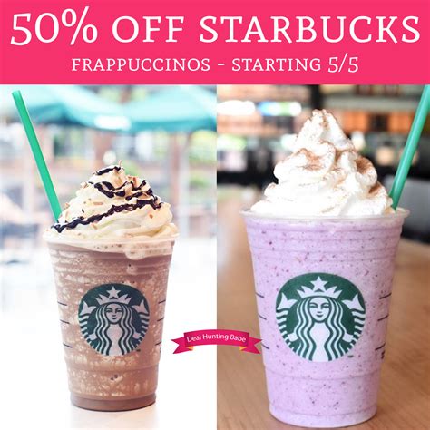 HOT! Starting 5/5 Score Half Price Frappuccinos @ Starbucks - Deal