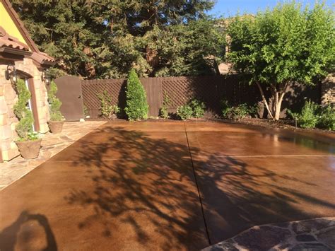 Stained concrete-driveway 2 – Surface Solutions Concrete SF Bay Area ...