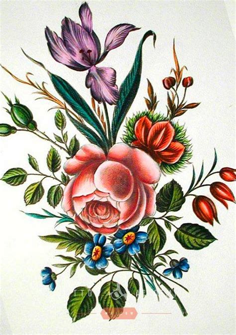 эскиз тату цветы для девушек| Tattoo Academy
