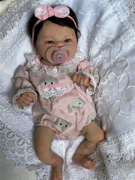 BEBE HELENA *SILICONE SOLIDO* - Amanda Sulz Reborn