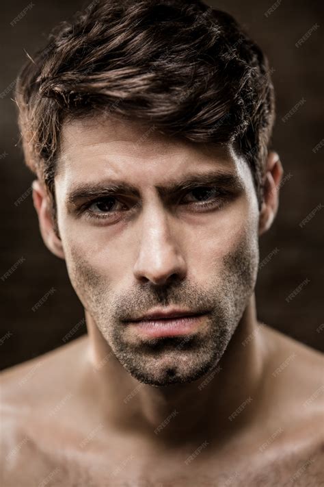 Premium Photo | Portrait of a shirtless man