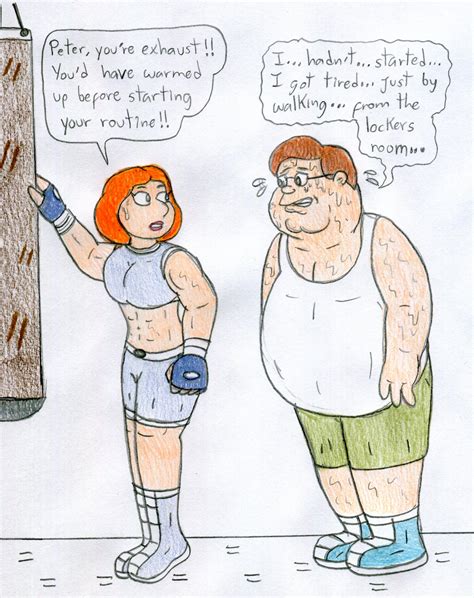 Gym Couple - Peter and Lois Griffin by Jose-Ramiro on DeviantArt