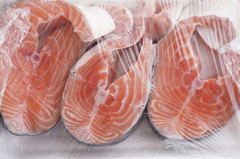 Vacuum Packaging Fresh Salmon Fillets Served with a Delightful Array of ...