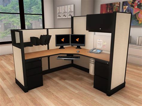 Corporate Office Furniture - Cubicles 6x6 - 6x6 Combo Height