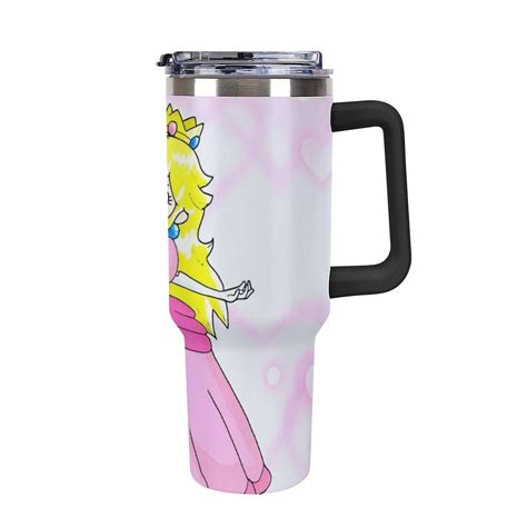 Super Mario Princess Peach Leak-proof large-capacity car cup with