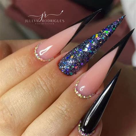 Unhas Grandes E Decoradas - Extra grande | alongamento de unhas | unhas decoradas | Unhas elegantes ...