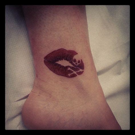 26 Lip Print Tattoo Designs ideas | lip print tattoos, lips print ...