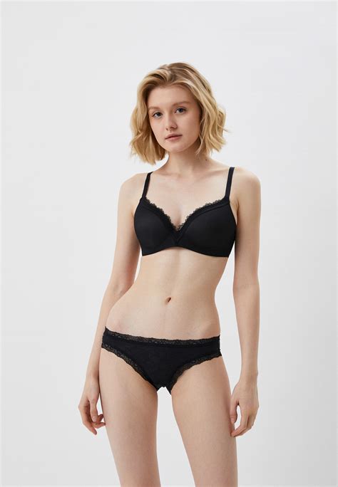 Бюстгальтер UNIQLO без косточек (3D Hold), цвет: черный, RTLACC781701 ...
