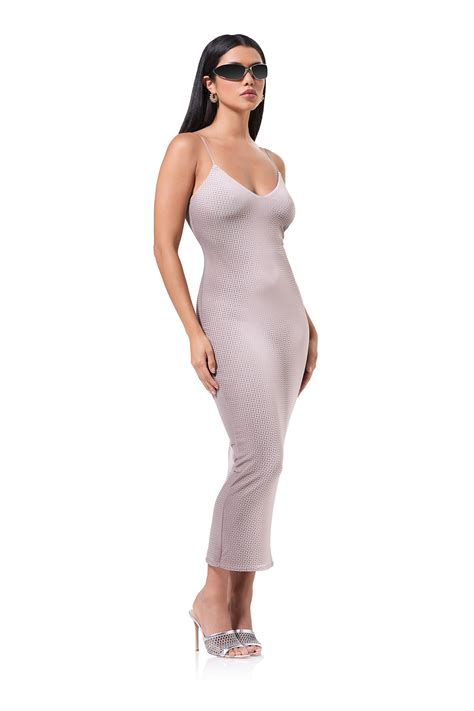 Amina Mesh Dress - Nude Illusion – AFRM
