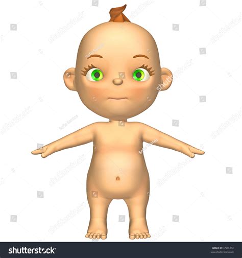 Illustration Baby Cartoon Nude Stock Illustration 6504352 | Shutterstock