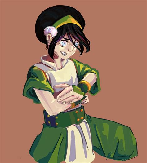 Download Toph Beifong In Action, Earth Bending Master Wallpaper