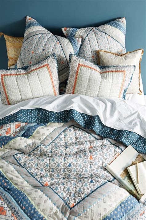 Linden Quilt | Quilts, Anthropologie bedding, Square pillowcase