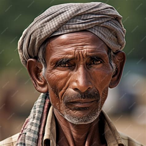 Premium AI Image | An indian old man portrait generative AI