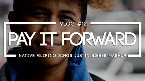 native filipino sings justin bieber mashup pay   vlog