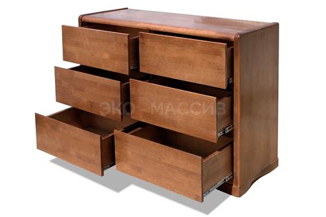 Комод Альба Люкс из массива бука - производитель Эко-Массив