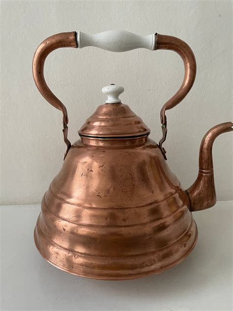 Antique Copper Kettle, 1930 - Etsy