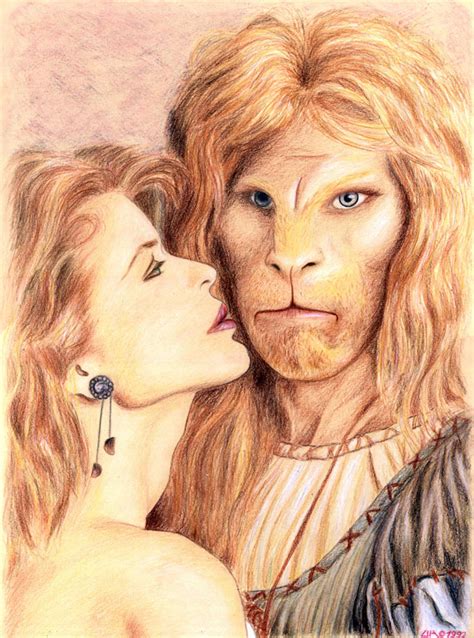 Beauty and the Beast - Linda Hamilton/Ron Perlman by scifiPortraits on ...