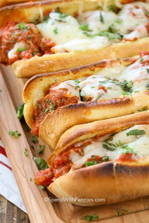 Subway Meatball Sandwiches