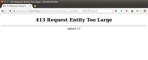 413 request entity too large error - Nail it easily!