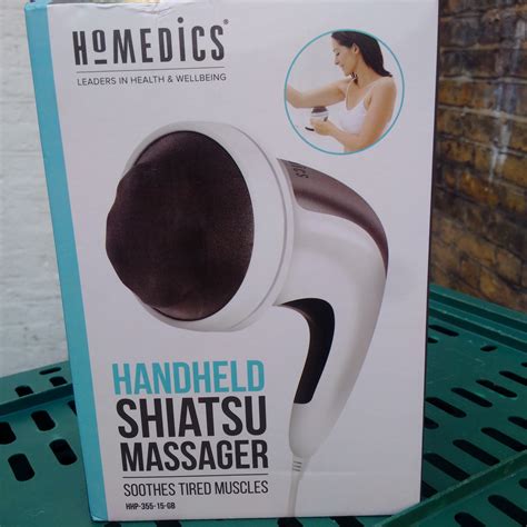 Homedics Handheld Shiatsu Massager: Give aching muscles the heave – ho