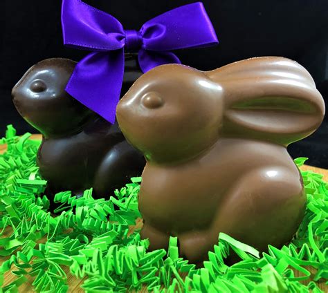 Solid Chocolate Easter Bunny - Chocolate Pizza Company