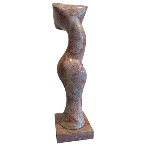 Ebonized Carved Abstract Female Nude Sculpture For Sale at 1stDibs