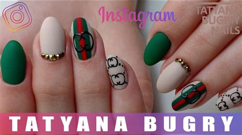 Повторяю Маникюр из INSTAGRAM/ Маникюр Gucci/ Преображение Ногтей ДО ...