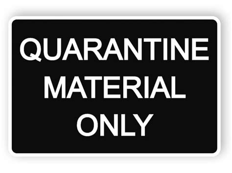 Coronavirus (COVID-19) - Quarantine Signs - Select pre-made signs or ...
