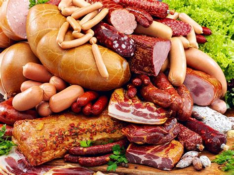 Download Processed Meat Stack Macro Shot Wallpaper | Wallpapers.com