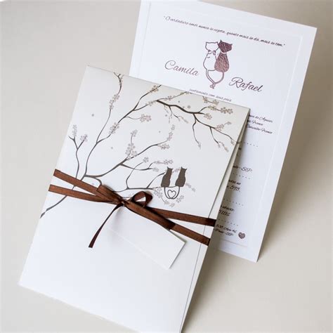 Convite De Casamento Simples - Convite de Casamento simples - 30 modelos e como fazer