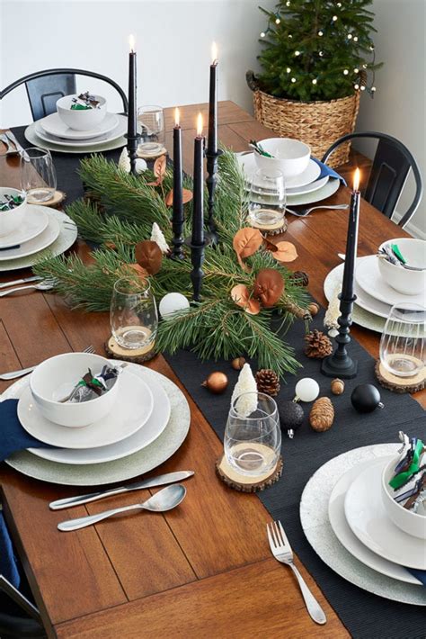 20 simple table decorations christmas Ideas for a Minimalist Holiday ...