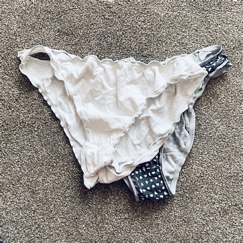 My sister in law gives me her worn panties to play with for a few days