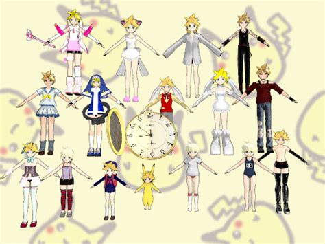 MMD Len Model Edits by Bloodobsessed on DeviantArt