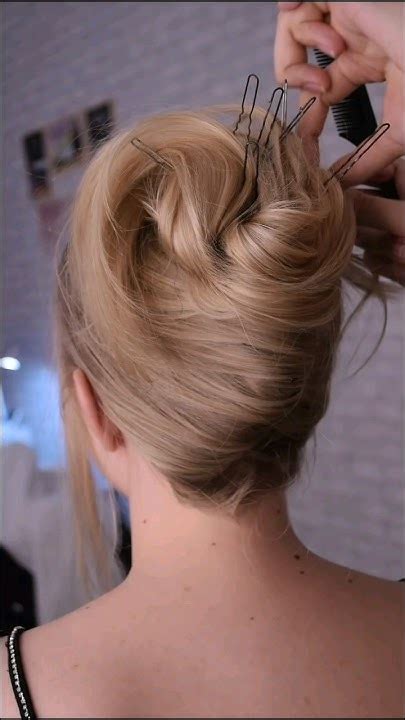 Пучок Ким Кардашьян #прически #hair #hairstyle #туториал #tutorial # ...