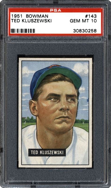 1951 Bowman Ted Kluszewski | PSA CardFacts®