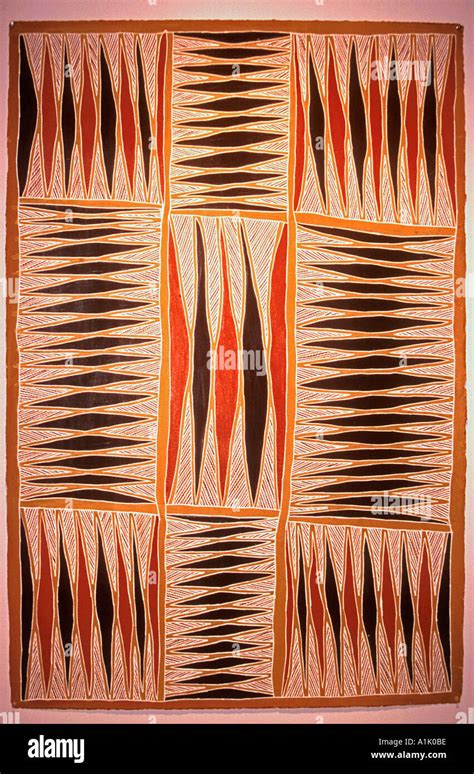 Aboriginal art from Arnhem Land Northern Territory Australia Stock ...