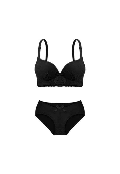 Jual Youhave You've (YouHave) BH Set Bra Set Wanita Kawat Bahan Brokat