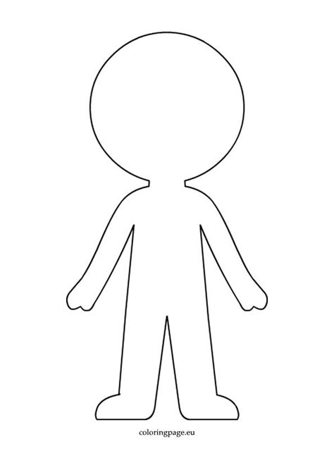 Printable Doll Template