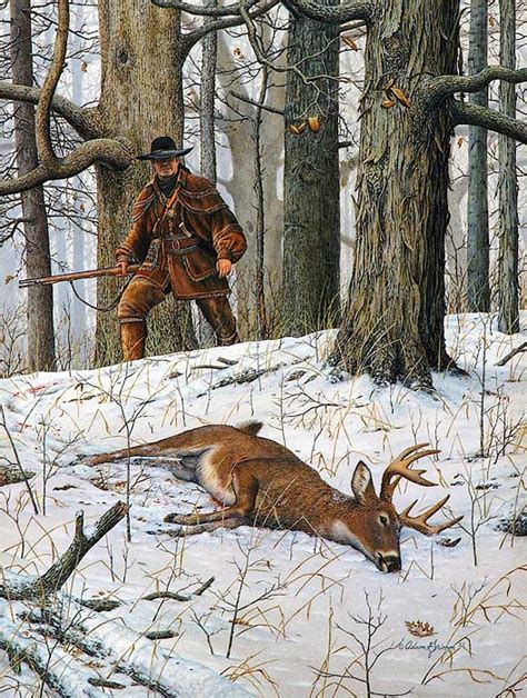 Deer Hunting Painting at PaintingValley.com | Explore collection of ...