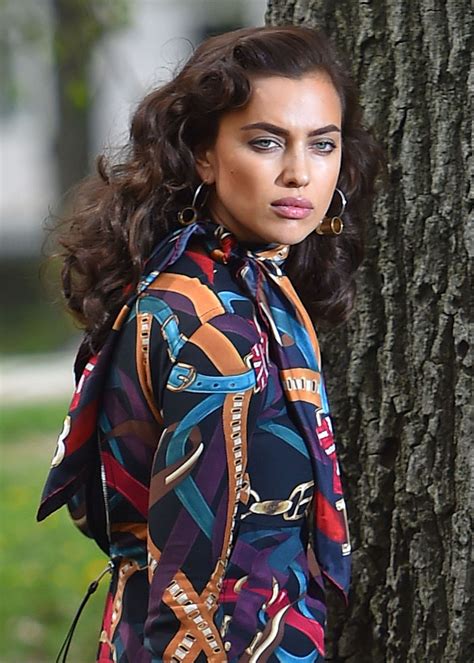 IRINA SHAYK on the Set of a Photoshoot in New York 04/25/2016 - HawtCelebs