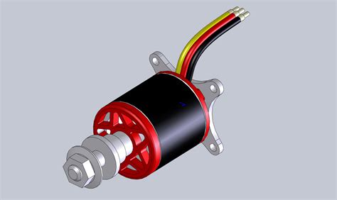 Бесколлекторный двигатель Turnigy 2836 Kv1000 - Чертежи, 3D Модели ...