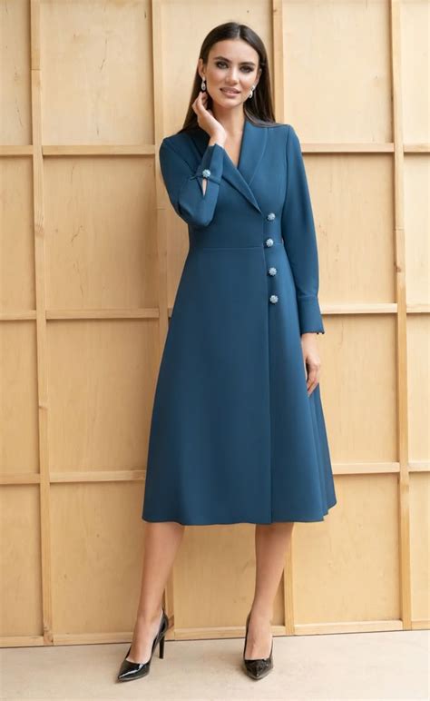 Платье URS арт. 19-204-3 | Stylish work outfits, Elegant dresses classy ...