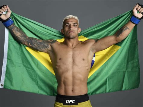 charles oliveira brazilian pride athletic physique wallpaper