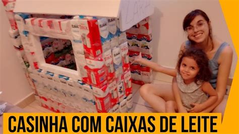 Caixa De Leite É Reciclavel - CASINHA COM CAIXAS DE LEITE 2022 - DIY CASINHA INFANTIL - CASINHA ...