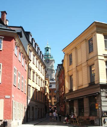 gamla stan  town   editorial stock photo stock image
