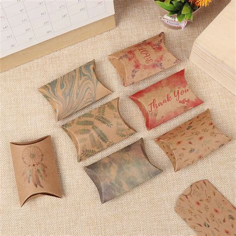 Подарочный пакет из крафтовой бумаги, 10 шт | AliExpress