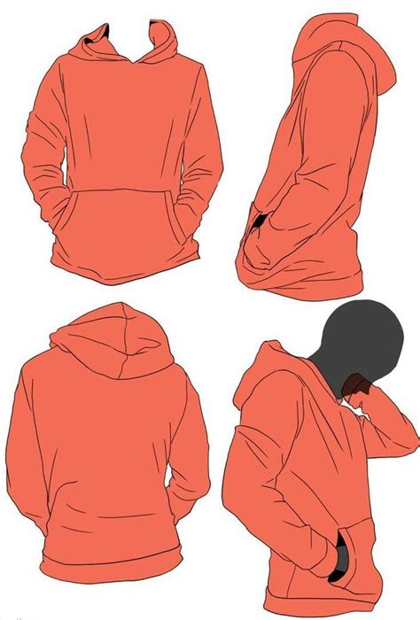 Hoodie Anime Boy Clothes Drawing