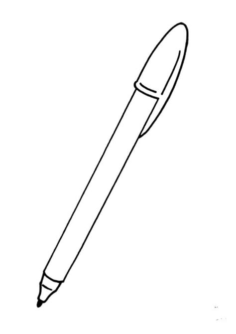 Caneta Para Pintar Desenho - Desenhos de Caneta para Colorir, Pintar e Imprimir - Colorir.Info