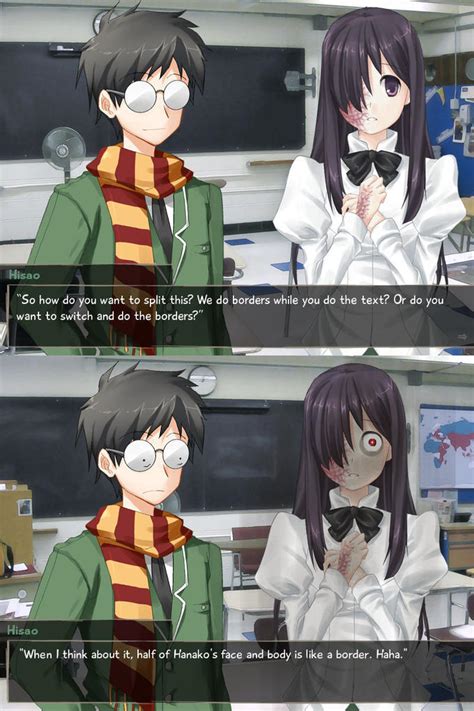 Don't Tease Hanako Period | Katawa Shoujo | Know Your Meme