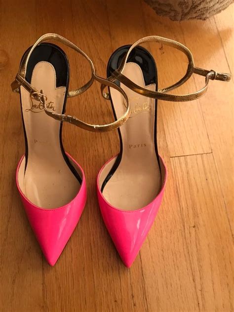 WORN USED Pink christian louboutin Heels on Mercari | Heels, Louboutin ...